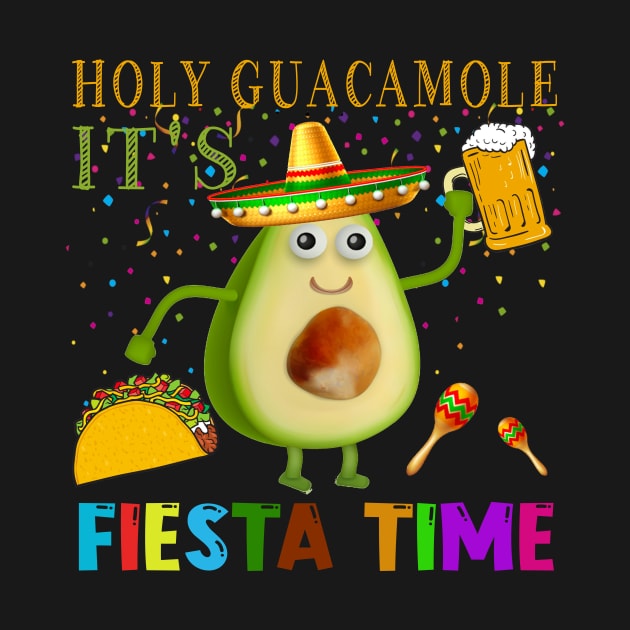 Cinco de Mayo Taco Holy Guacamole It_s Fiesta Time Sombrero by cruztdk5