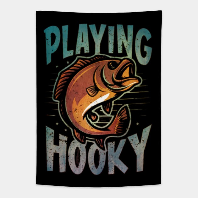 🐟 PLAYING HOOKY 🐟 Tapestry by INLE Designs