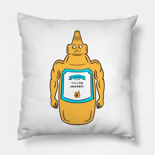 Honey Mustard Man Pillow