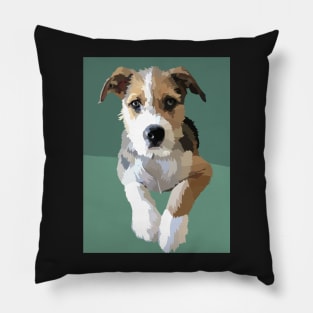Terrier beagle cute dog 2 Pillow