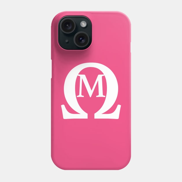 Omega Mu Pink Tee Phone Case by King Of HBCUs