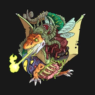 Zombie Alien Dragon T-Shirt