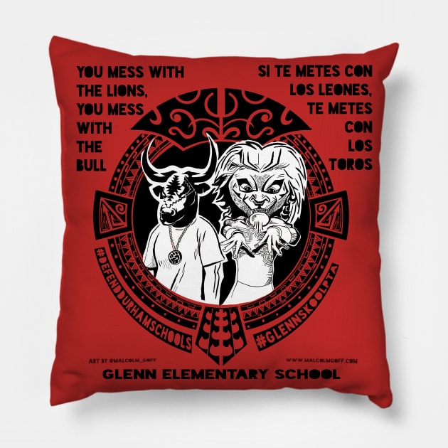 Glenn Elementary Pillow by Goff House Studios