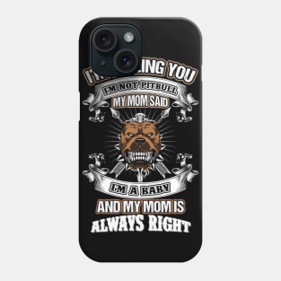 Pitbull MOM Phone Case