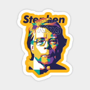 Stephen King WPAP style portrait #2 Magnet