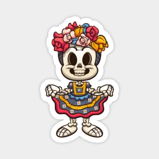 Mexican Catrina Magnet