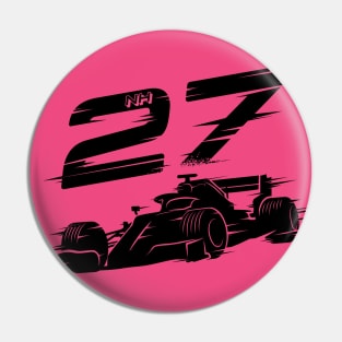 We Race On! 27 [Black] Pin