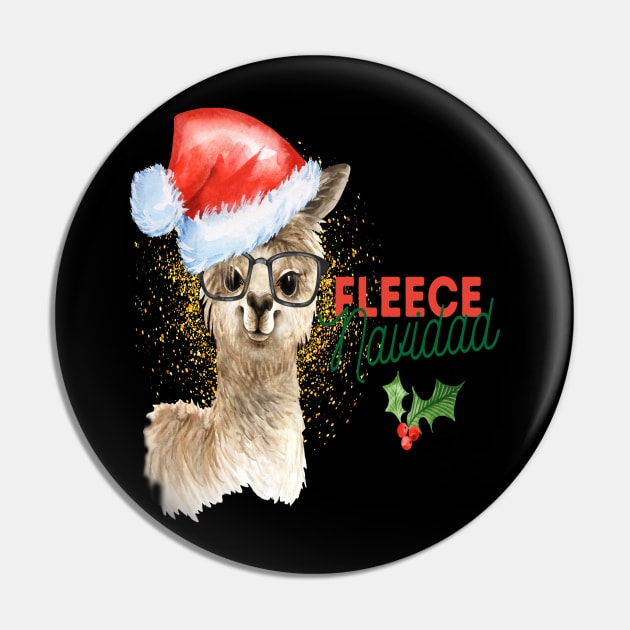 Fleece Navidad Pin by 1AlmightySprout