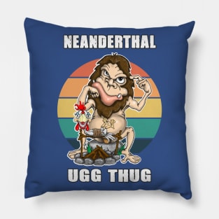 American Neanderthal Thinking Pillow