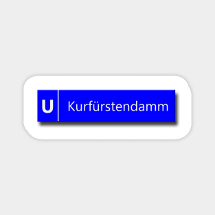 Kurfürstendamm U-Bahn Sign Magnet