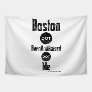 Boston dot BornAndRaised dot Me Tapestry