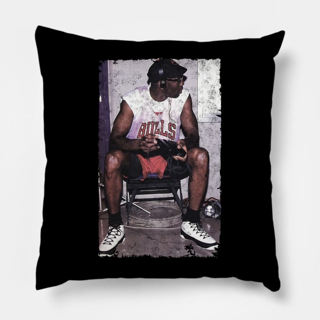 jordan the winner Pillow by RBGPEN