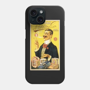 A. VIKTORSON CIGARETTES Vintage Soviet Tobacco Advertisement Art Phone Case