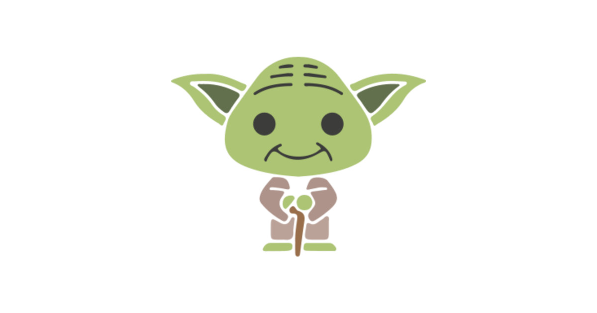 Yoda Style Cartoon - Star Wars Yoda - T-Shirt | TeePublic
