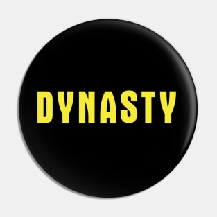 Dynasty Title Logo Pin