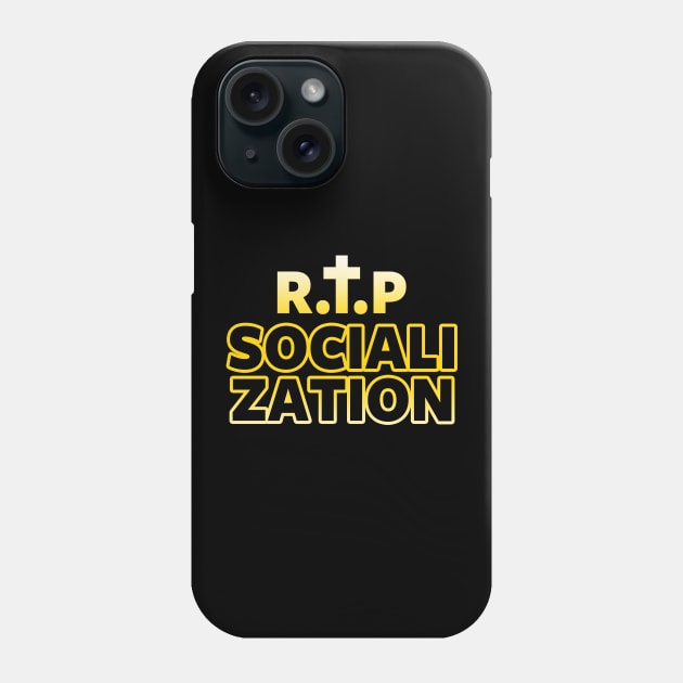 Antisocial Introverted Socially Awkward Slogan Phone Case by BoggsNicolas