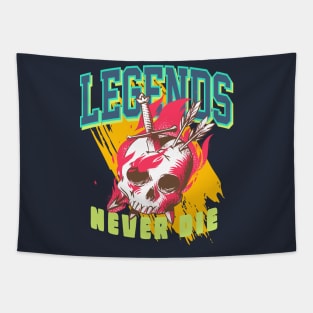 Legends Never Die Bio Hack Tapestry