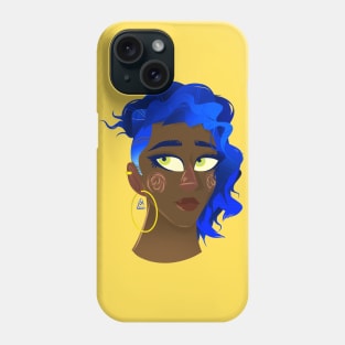 Blue and Yellow Phone Case