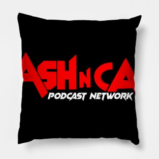 Slash 'N Cast Podcast Network | White Logo Pillow