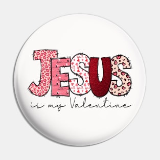 Christian Valentine Day Jesus Religious Valentine Women Girl Pin