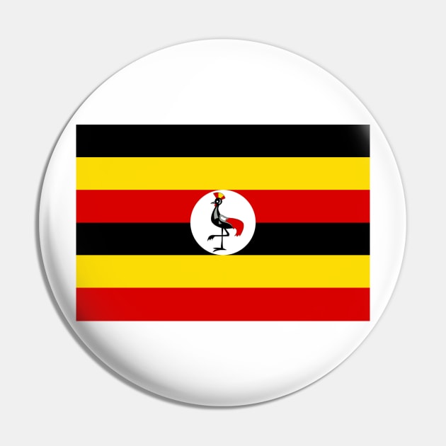 Uganda Pin by Wickedcartoons