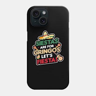Cinco De Mayo Fiesta Gringos Mexican Guitar Sombrero Mango Phone Case