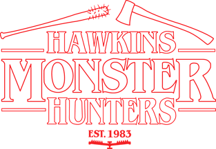 Hawkins Monster Hunters Magnet