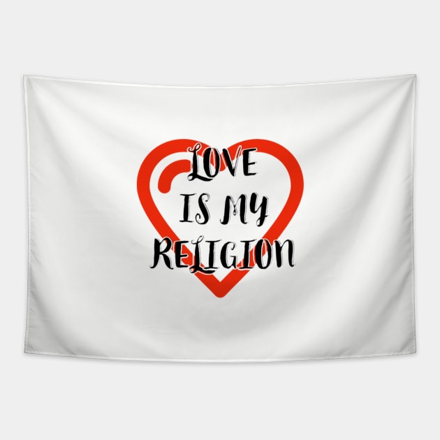 LOVE RELIGION Tapestry by Rockers Media