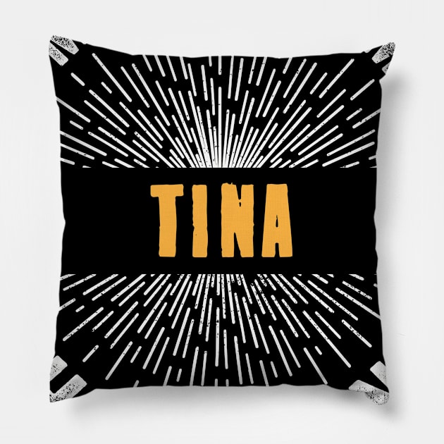 Tina Team | Tina The Man, The Myth, The Legend | Tina Family Name, Tina Surname Pillow by StephensonWolfxFl1t