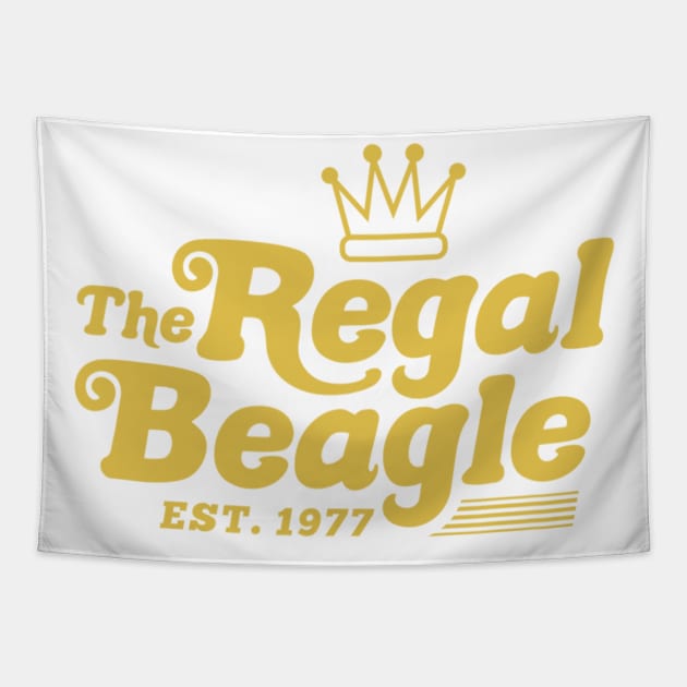 The Regal Beagle Est 1977 Tapestry by Greatmanthan