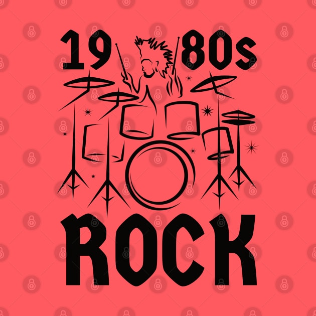 1980s Rock Music | Drummer by dkdesigns27