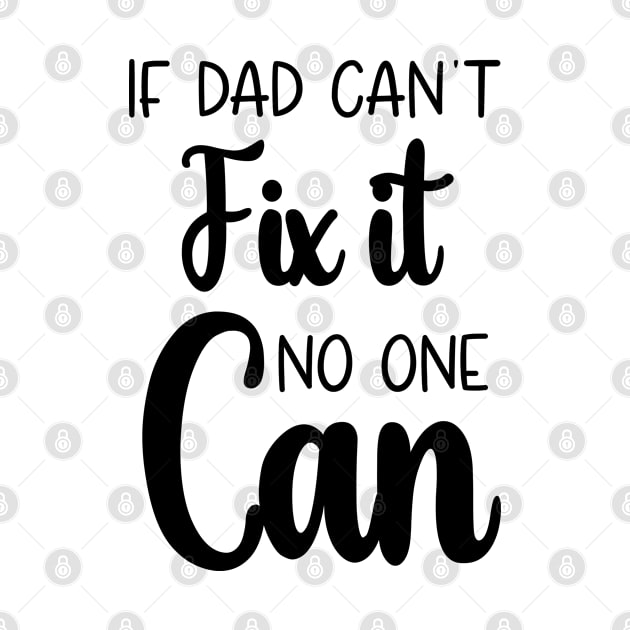 If dad can't fix it no one can by bisho2412