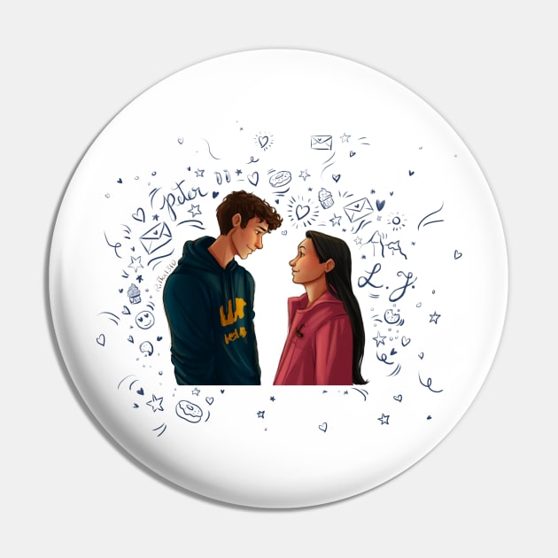 Peter and Lara Jean Pin by ritta1310