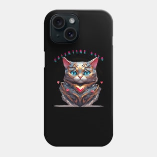 Galentines gal cat Phone Case