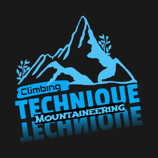 Climbing Technique Mountaineering | Blue by rizwanahmedr