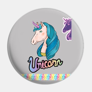 unicorn modern design Pin