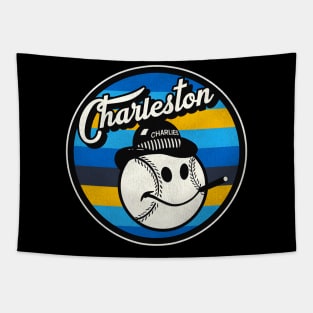 Charleston Charlies Baseball Team Tapestry