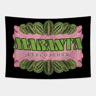 Trippy Maranta Prayer Plant Tapestry