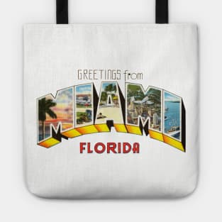 Greetings from Miami Florida Tote