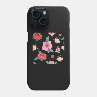 floral pattern , seamless floral pattern Phone Case