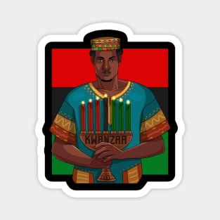 Happy Kwanzaa Magnet