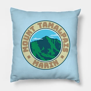 Mount Tamalpais Marin Circle Pillow