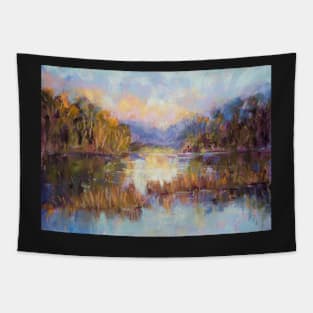 Lake Cathie sunset Tapestry