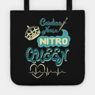 Cardiac Nurse Nitro Queen - nurse nursing cardiac nitro heart lvn rn nurse practitioner Tote