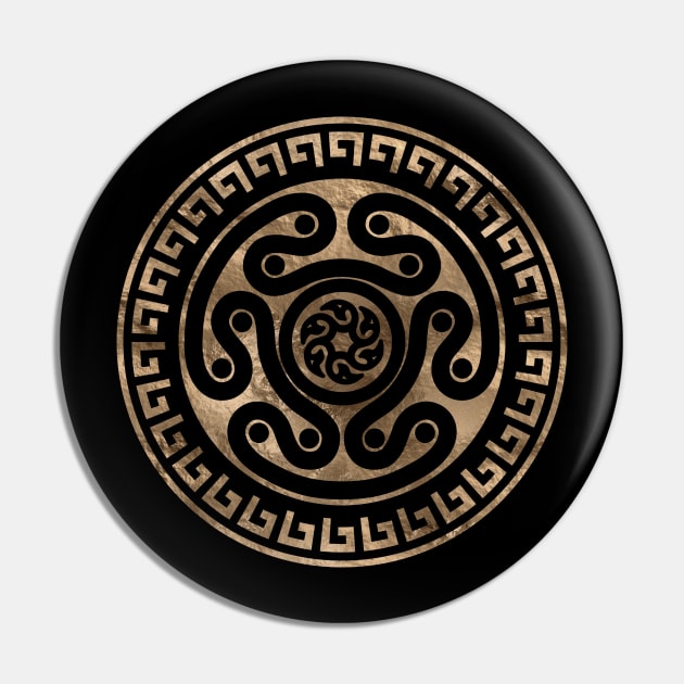 Wheel of Hecate Pin by Nartissima