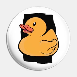 Cute Rubber Ducky Yellow Duck Squeaky Duck Pin