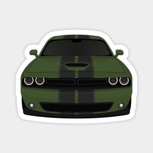 Challenger Green + Stripes Magnet