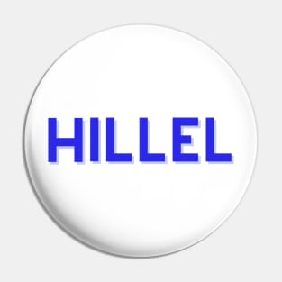 Hillel - Blue Pin