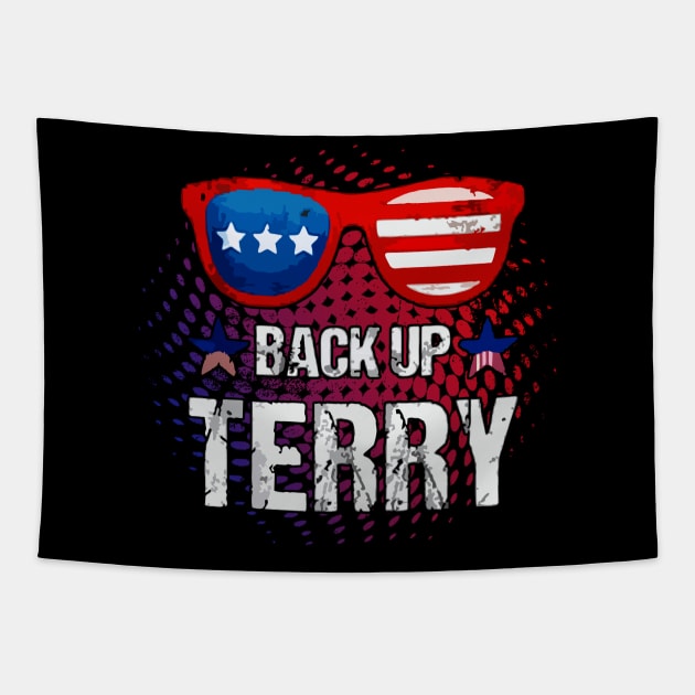 Back It Up Terry Put It In Reverse Funny 4th Of July Tapestry by peterstringfellow6