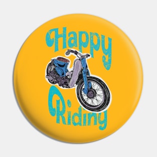 Happy Riding Pin